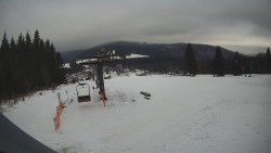 Horní část sjezdovky Skiareálu Ramzová