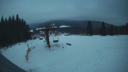 Horní část sjezdovky Skiareálu Ramzová