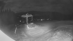 Horní část sjezdovky Skiareálu Ramzová