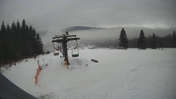 Horní část sjezdovky Skiareálu Ramzová