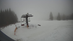 Horní část sjezdovky Skiareálu Ramzová