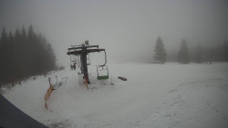 Horní část sjezdovky Skiareálu Ramzová