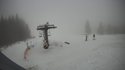 Horní část sjezdovky Skiareálu Ramzová