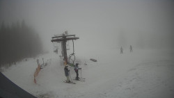 Horní část sjezdovky Skiareálu Ramzová