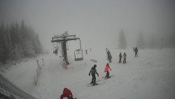 Horní část sjezdovky Skiareálu Ramzová