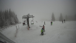 Horní část sjezdovky Skiareálu Ramzová