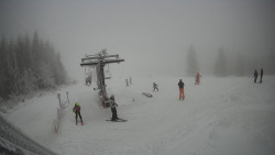 Horní část sjezdovky Skiareálu Ramzová