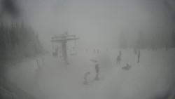 Horní část sjezdovky Skiareálu Ramzová