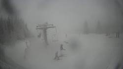 Horní část sjezdovky Skiareálu Ramzová