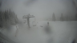 Horní část sjezdovky Skiareálu Ramzová