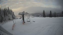 Horní část sjezdovky Skiareálu Ramzová