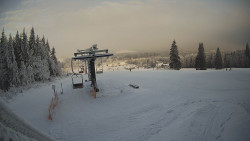 Horní část sjezdovky Skiareálu Ramzová