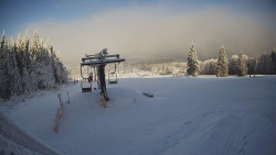 Horní část sjezdovky Skiareálu Ramzová