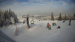 Horní část sjezdovky Skiareálu Ramzová