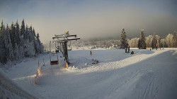 Horní část sjezdovky Skiareálu Ramzová