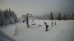 Horní část sjezdovky Skiareálu Ramzová