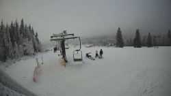 Horní část sjezdovky Skiareálu Ramzová