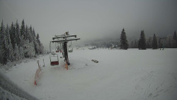 Horní část sjezdovky Skiareálu Ramzová