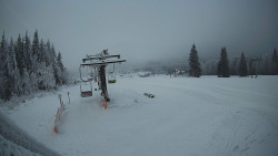 Horní část sjezdovky Skiareálu Ramzová