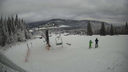 Horní část sjezdovky Skiareálu Ramzová