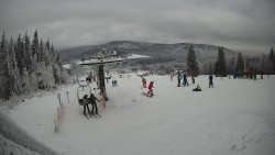 Horní část sjezdovky Skiareálu Ramzová