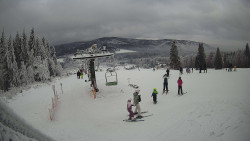 Horní část sjezdovky Skiareálu Ramzová