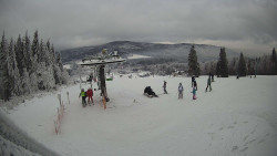 Horní část sjezdovky Skiareálu Ramzová