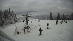 Horní část sjezdovky Skiareálu Ramzová