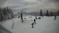 Horní část sjezdovky Skiareálu Ramzová