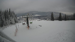 Horní část sjezdovky Skiareálu Ramzová