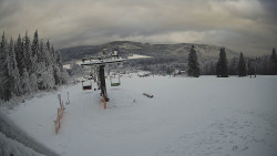 Horní část sjezdovky Skiareálu Ramzová