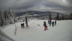 Horní část sjezdovky Skiareálu Ramzová