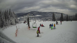 Horní část sjezdovky Skiareálu Ramzová