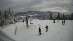 Horní část sjezdovky Skiareálu Ramzová