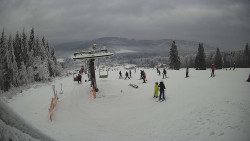 Horní část sjezdovky Skiareálu Ramzová