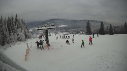 Horní část sjezdovky Skiareálu Ramzová