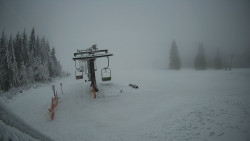 Horní část sjezdovky Skiareálu Ramzová