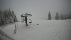 Horní část sjezdovky Skiareálu Ramzová