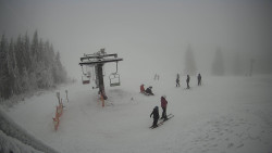 Horní část sjezdovky Skiareálu Ramzová