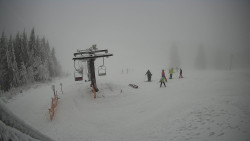 Horní část sjezdovky Skiareálu Ramzová