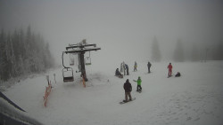 Horní část sjezdovky Skiareálu Ramzová