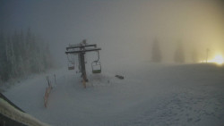 Horní část sjezdovky Skiareálu Ramzová