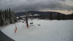 Horní část sjezdovky Skiareálu Ramzová