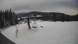 Horní část sjezdovky Skiareálu Ramzová