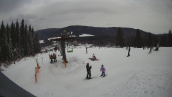 Horní část sjezdovky Skiareálu Ramzová