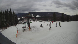 Horní část sjezdovky Skiareálu Ramzová