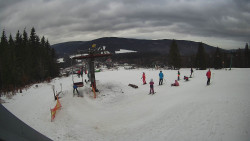 Horní část sjezdovky Skiareálu Ramzová