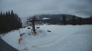 Horské atrakce Ramzová - Horní část sjezdovky Skiareálu Ramzová - 6.2.2026 v 07:00