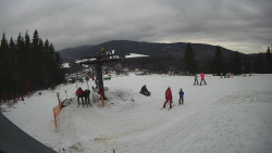 Horní část sjezdovky Skiareálu Ramzová