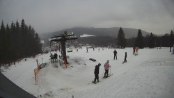 Horní část sjezdovky Skiareálu Ramzová